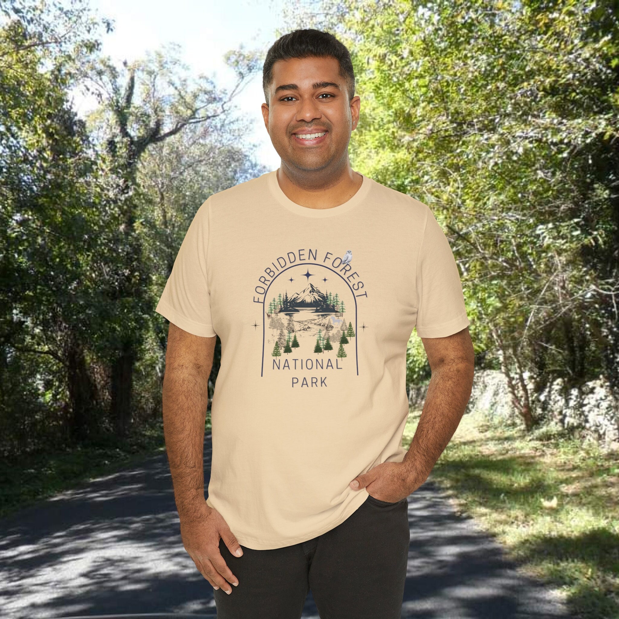 Forbidden Forest Comfort Colors T-shirt, Unisex Tee, Outdoor