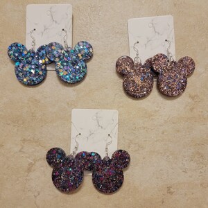 Magic Mouse Anniversary Drop Earrings