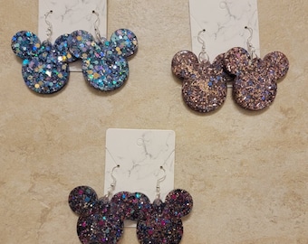 Magische Maus Jahrestag Tropfen Ohrringe