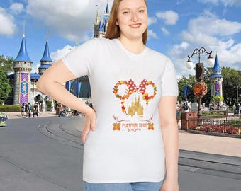 T-shirt ou débardeur parc à thème Château magique, chemise Halloween automne, t-shirt unisexe, haut doux