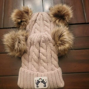 Magical Mouse Holiday Pom Beanies