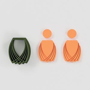 Polymer Clay Cutters, Classic Style Cutter, 3D printed Clay Cutter, Embossing Clay Cutter, Clay Cutter