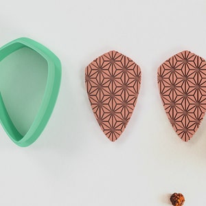 Crystal Shaped Polymer Clay Cutter - Earring Cutter - Stud Cutter - Jewelry making