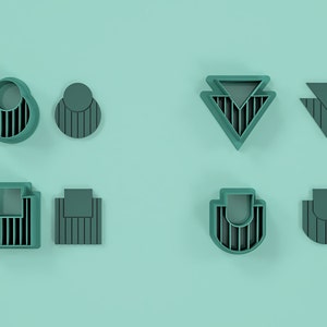 Classic Style Polymer Clay Cutter and stamp