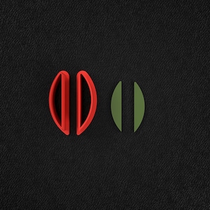 Asymmetrical Shaped Earrings Cutters Set- Polymer Cutter - 3D Printed Cutter -  Jewelry making -  Polymer Clay Cutters