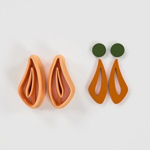 Polymer Clay Cutters, Elegant Style Cutter, 3D printed Clay Cutter, Embossing Clay Cutter, Clay Cutter