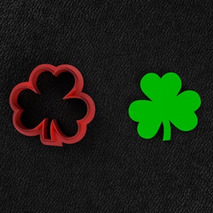 St Patrick’s Day 3 Leaf Clover Clay Cutter, Shamrock Polymer Clay Cutters, Polymer Clay Cutters, Jewelry clay cutter