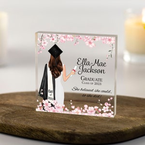 Personalised Graduation Gift, Graduation Plaque, Graduation Gift for Her, Graduation Gift for Daughter, Law, PHD, Nurse Medical Graduation