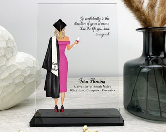 Graduation Gift for Her, Grad Gift, Graduation Plaque, Personalised Graduation Gift, Graduation Gift for Friend, Daughter Gift, Sister Gift