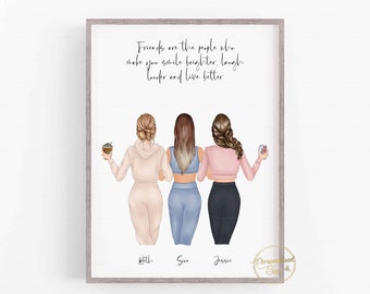 pic Bff Two Best Friends Drawing Outline best friend drawing etsy
