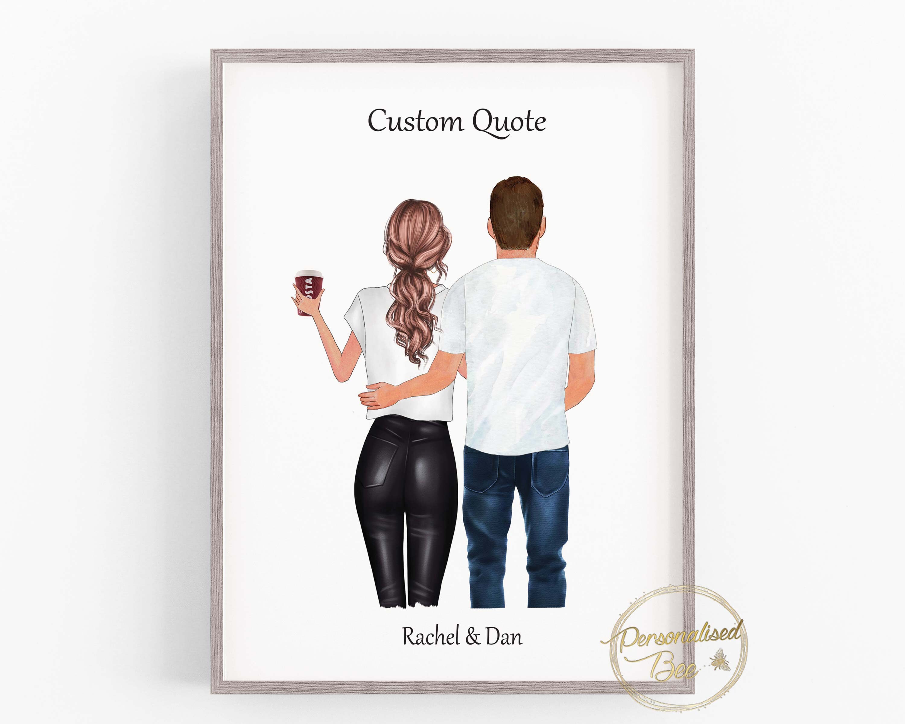 Under New Management Simpsonized Couple Photo - Personalized Apparel - Gift For Couple, Gift For Him, Gift For Her S