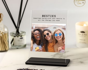 Best Friend Gifts, Christmas Gift, Photo Keepsake, Custom Print, Personalised Gift for BFF, Birthday gift for Friend, Besties Personalised