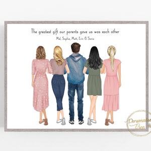 Cadeau de frères et sœurs, Imprimé frère et sœur, Cadeau pour frère, Cadeau pour sœur, Cadeau pour parents, Cadeau d’anniversaire de famille, Cadeau souvenir, Cadeau masculin