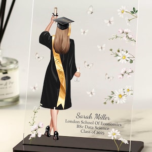 Personalised Graduation Gift, Graduation Plaque, Graduation Gift for Her, Graduation Gift for Daughter, Granddaughter, Sister, Best Friend