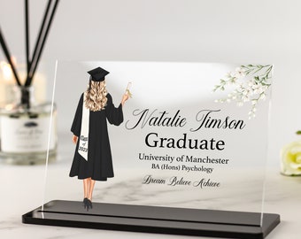 Graduation Gift for Women, Personalised Gifts, Graduate Keepsake, Senior Class, Congratulations Gift, Gifts for Daughter, College Present