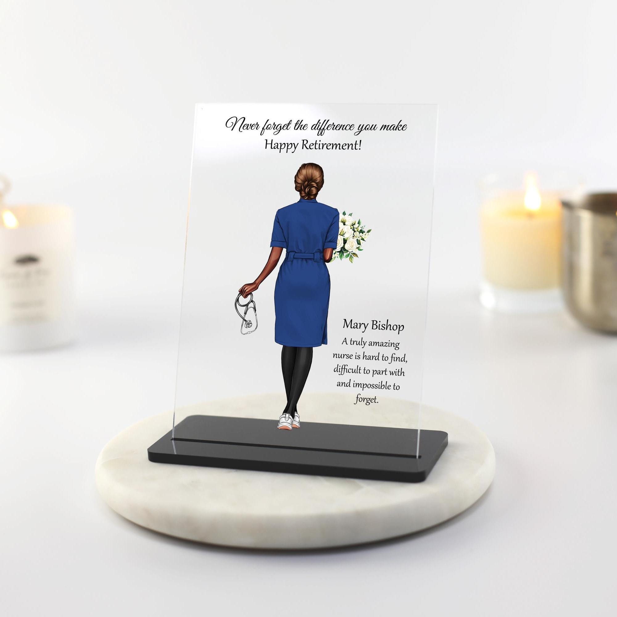 Sisadodo Portachiavi Personalizzato 'Never Forget The Difference You've Made' - Regalo Ringraziamento Per Infermiere, Insegnanti, Amiche