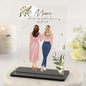 Mothers Day Gift, Personalised Mum Gift, Mum Birthday Gift, Personalised Gift for Mum, Mother and Daughter Print, Gift from Daughter
