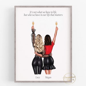 Best Friend gifts,friend gift,best friend personalised,best friend print, friendship gift,Best friend Christmas gifts,long distance friend