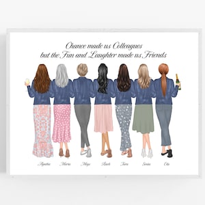 Cadeau de collègue, cadeau de départ, cadeau de collègue, meilleur ami de travail, cadeau personnalisé, cadeau de retraite, cadeau de collègue de travail, impression d’un nouvel emploi