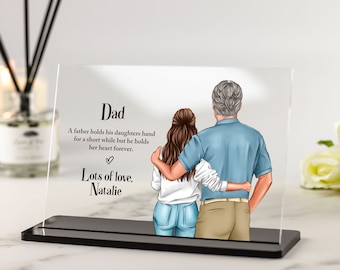 Fathers Day Gifts, Personalised Gift for Dad From Daughter, Custom