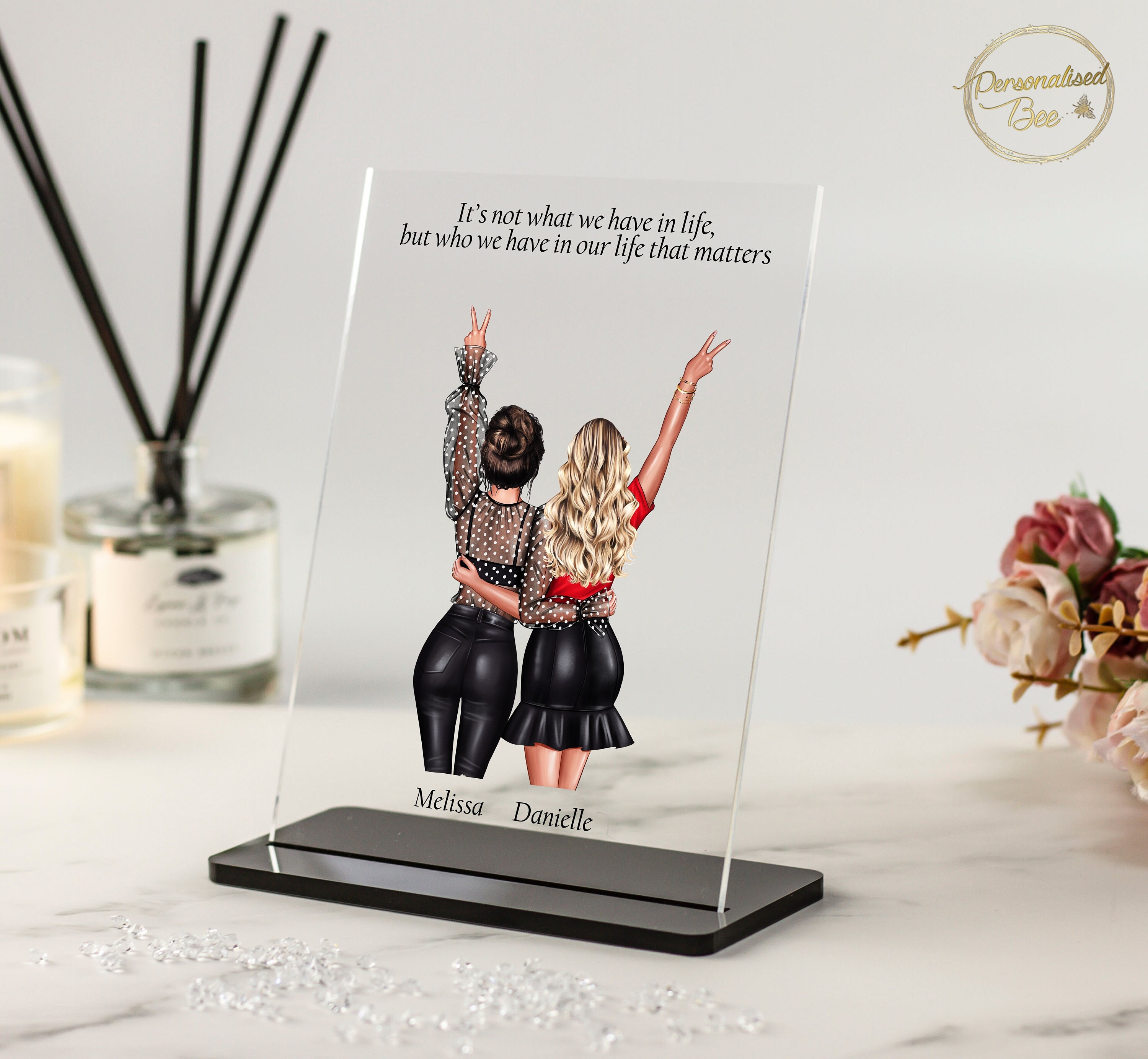 Birthday Best Friend Gift Best Friend Print Friendship Gift BFF