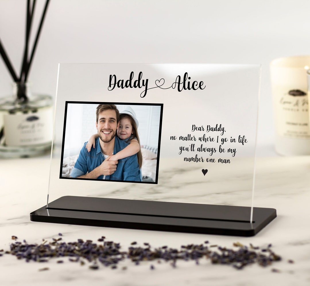 Fathers Day Gift, Birthday Gift for Daddy, Photo Keepsake, Personalised ...