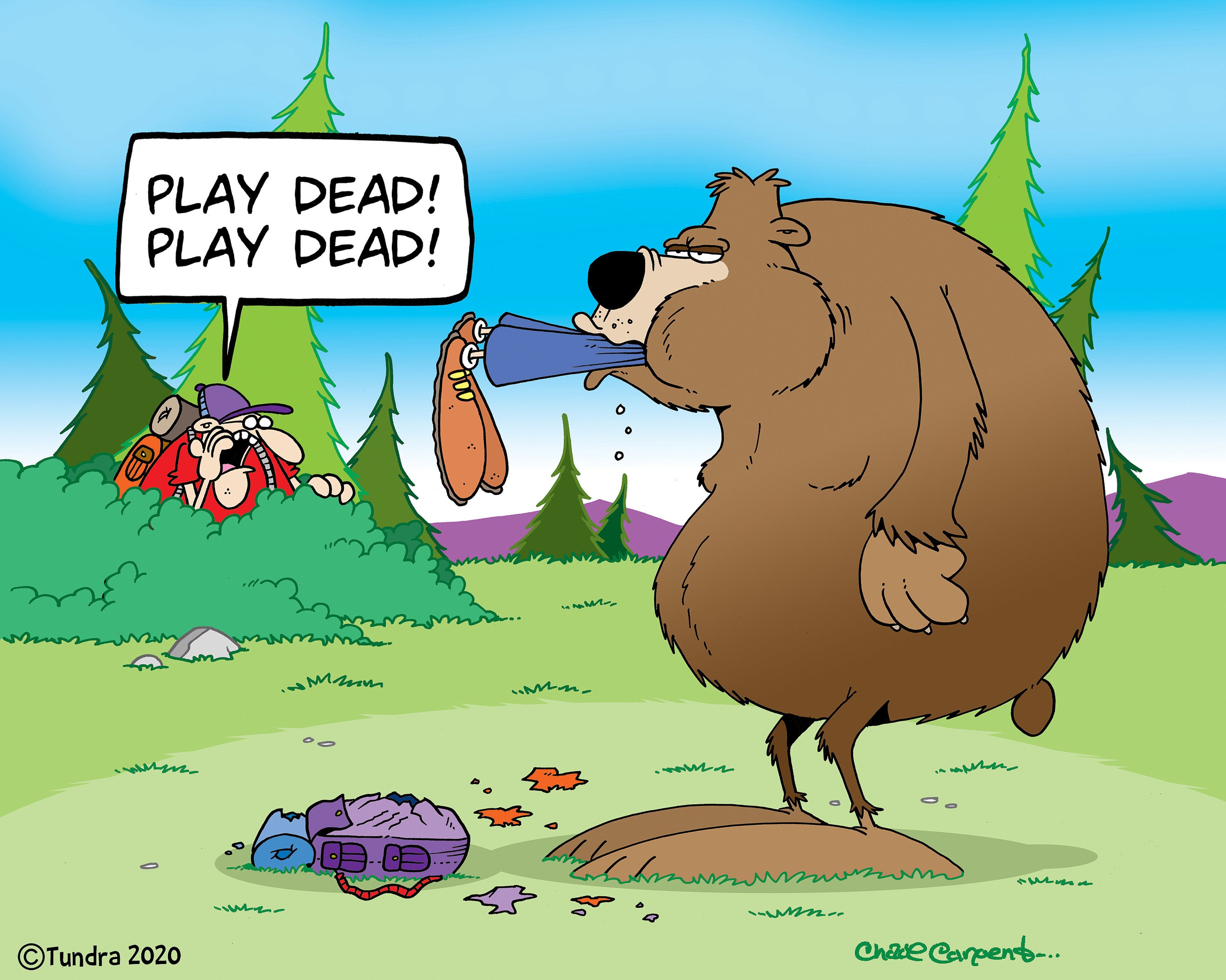 Tundra Comics play Dead Digital Print Wall Art Etsy