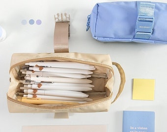 Colorful big capacity pencil case 5 colors--Multi Purpose | Teacher | Makeup Bag | Cosmetic Bag | Pencil Bag | Stationery Organizer Gift