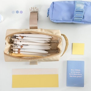 Colorful big capacity pencil case 5 colors--Multi Purpose | Teacher | Makeup Bag | Cosmetic Bag | Pencil Bag | Stationery Organizer Gift