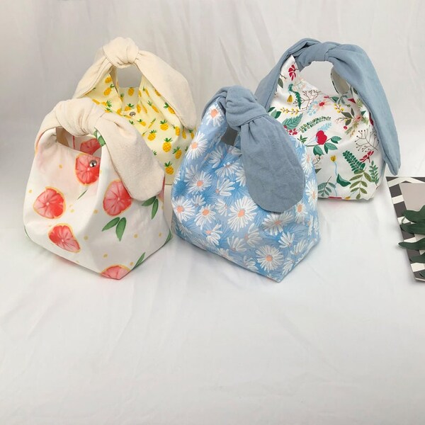 Japanese Lunch Bag Pattern Etsy