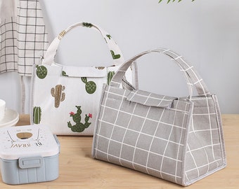 cactus lunch tote