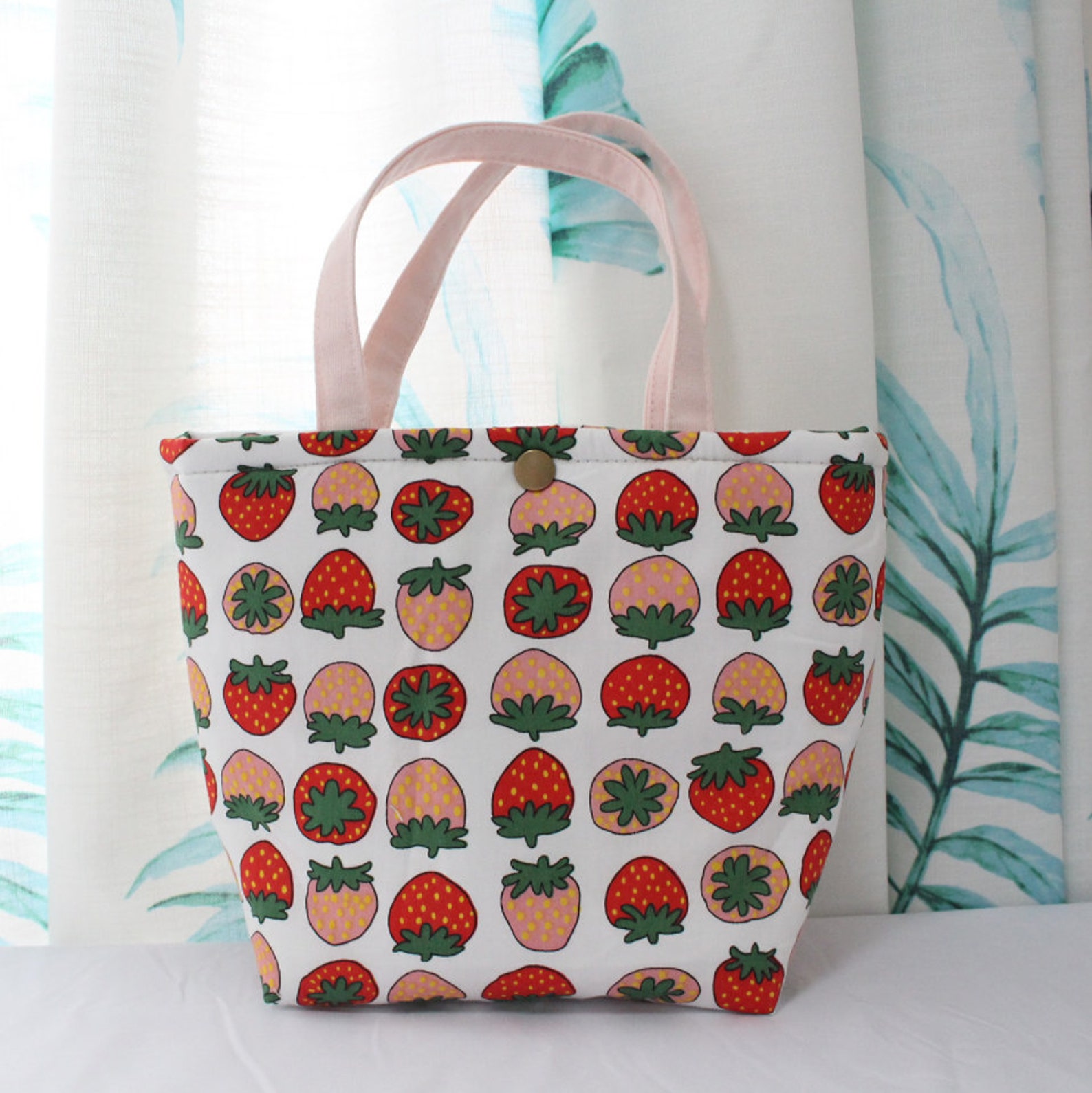 Padded Simple Pattern Lunch Bag 6 Colors Lunch Tote Eco - Etsy Australia