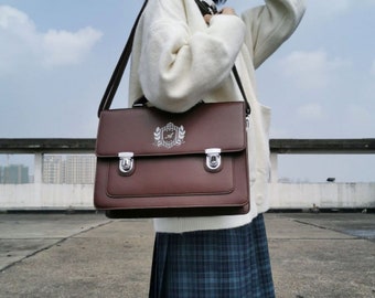 JK uniform Cambridge bag Kawaii 3 colors -- Ita Bag Messenger | Cute | JK Uniform | Girl | Crossbody bag | Gift for her | Kawaii | Anime