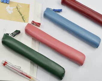 Leder Apple Pencil Etui 10 Farben -- Multi-Purpose | Lehrer | Schminktasche | Stifte Etui | Kosmetiktasche | Schreibwaren Organizer Geschenk