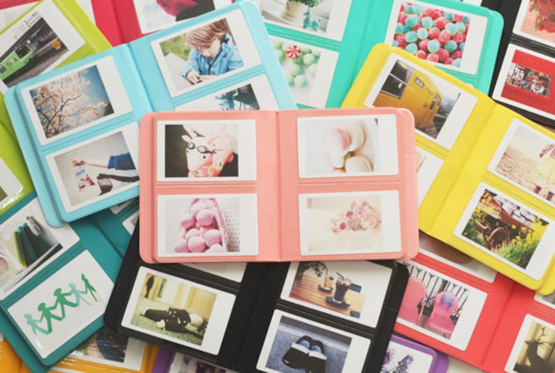 64 Pocket Photo Album for Polaroid Prints - Choose a Color
