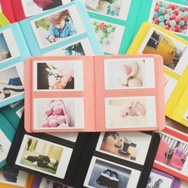 64 Photos Instax mini Albums Photo Holders for Fujifilm Films Mini 25 | mini 7 8 9 11 | mini 70 90 50 | lomo automat | leica sofort |checky