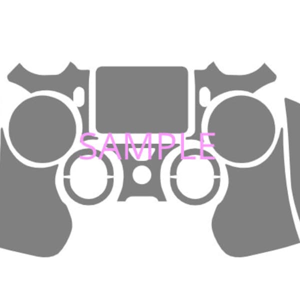 PS4 Controller - Skin Template - SVG