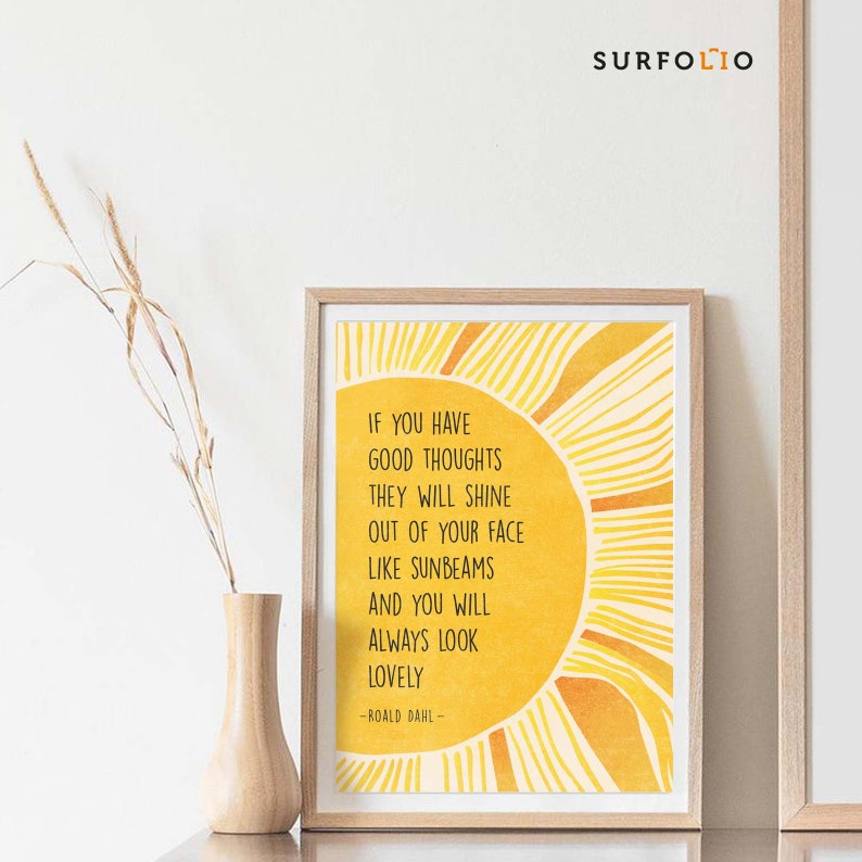 Roald Dahl Print Roald Dahl Quote Inspiration Quote Motivate | Etsy