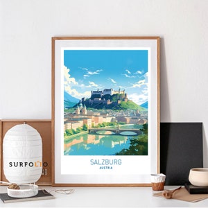 Salzburg Print Salzburg Home Décor Art Print Salzburg Salzburg Wall Art Salzburg Austria Salzburg Poster Salzburg Poster Art Salzburg