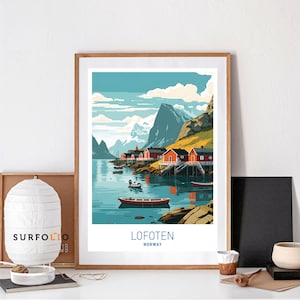 Lofoten Islands Lofoten Norway Travel Print Lofoten Lofoten Home Décor Lofoten Islands Art Lofoten Gift Lofoten Artwork Lofoten Print