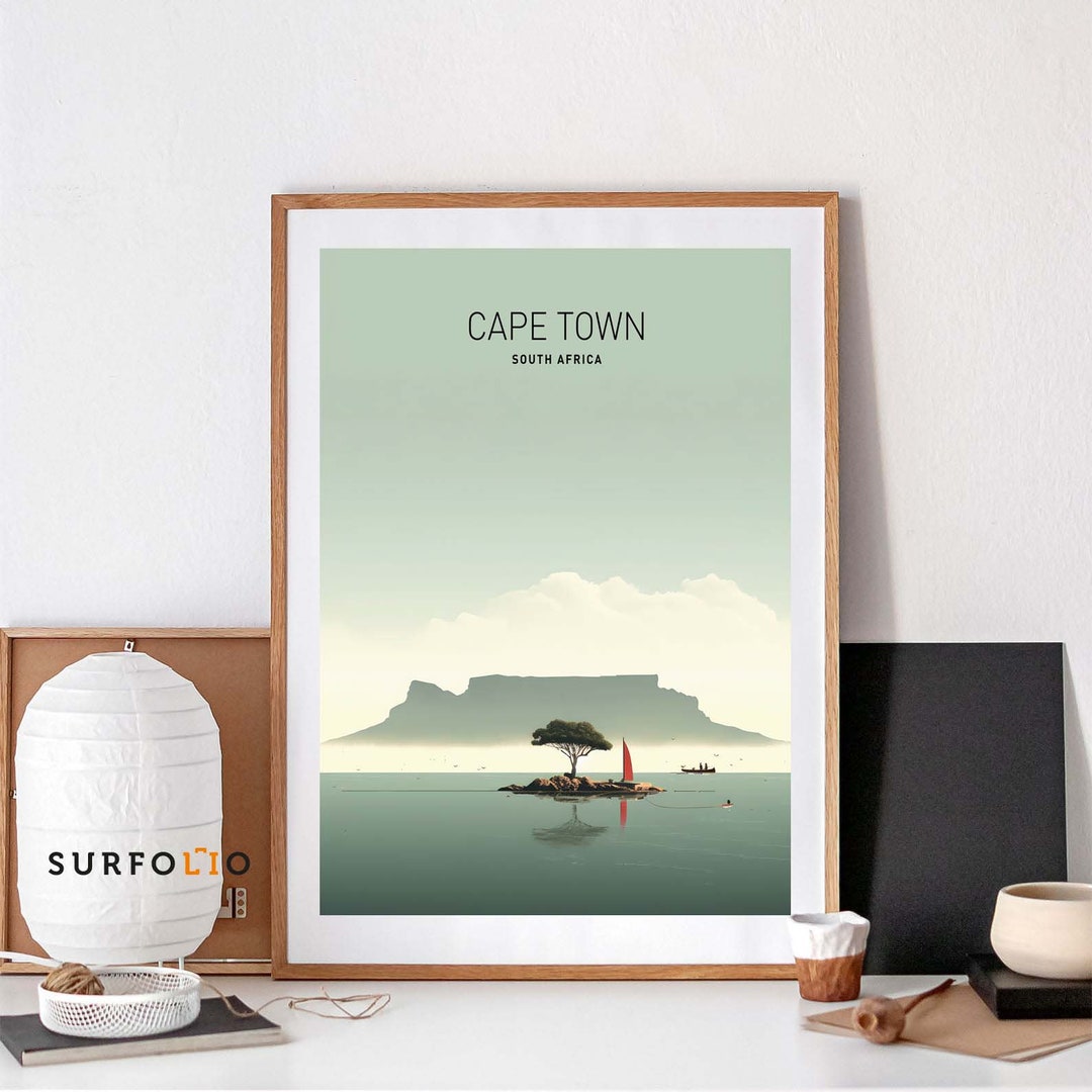 Cape Town Print Cape Town Poster Cape Town Travel Cape Town Wall Art