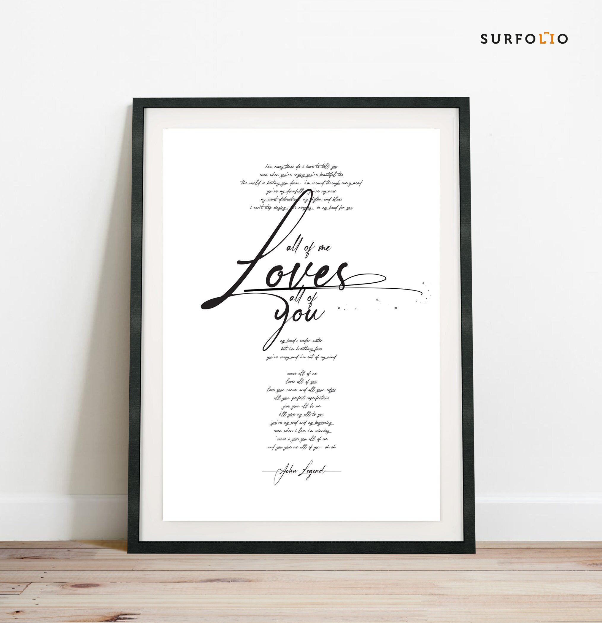 All Of Me Loves All Of You Love Say Poster Love Typo Print Love Piano Print Couple Love Song Well Say Love Romantic Love Song