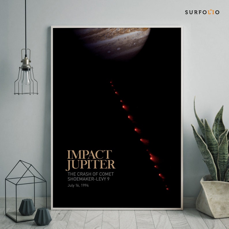 Jupiter Print Jupiter Poster Space Poster Etsy