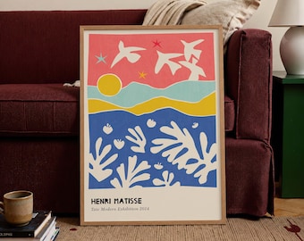 Matisse Cutout Print | Henri Matisse Exhibition Poster (Digital Download)