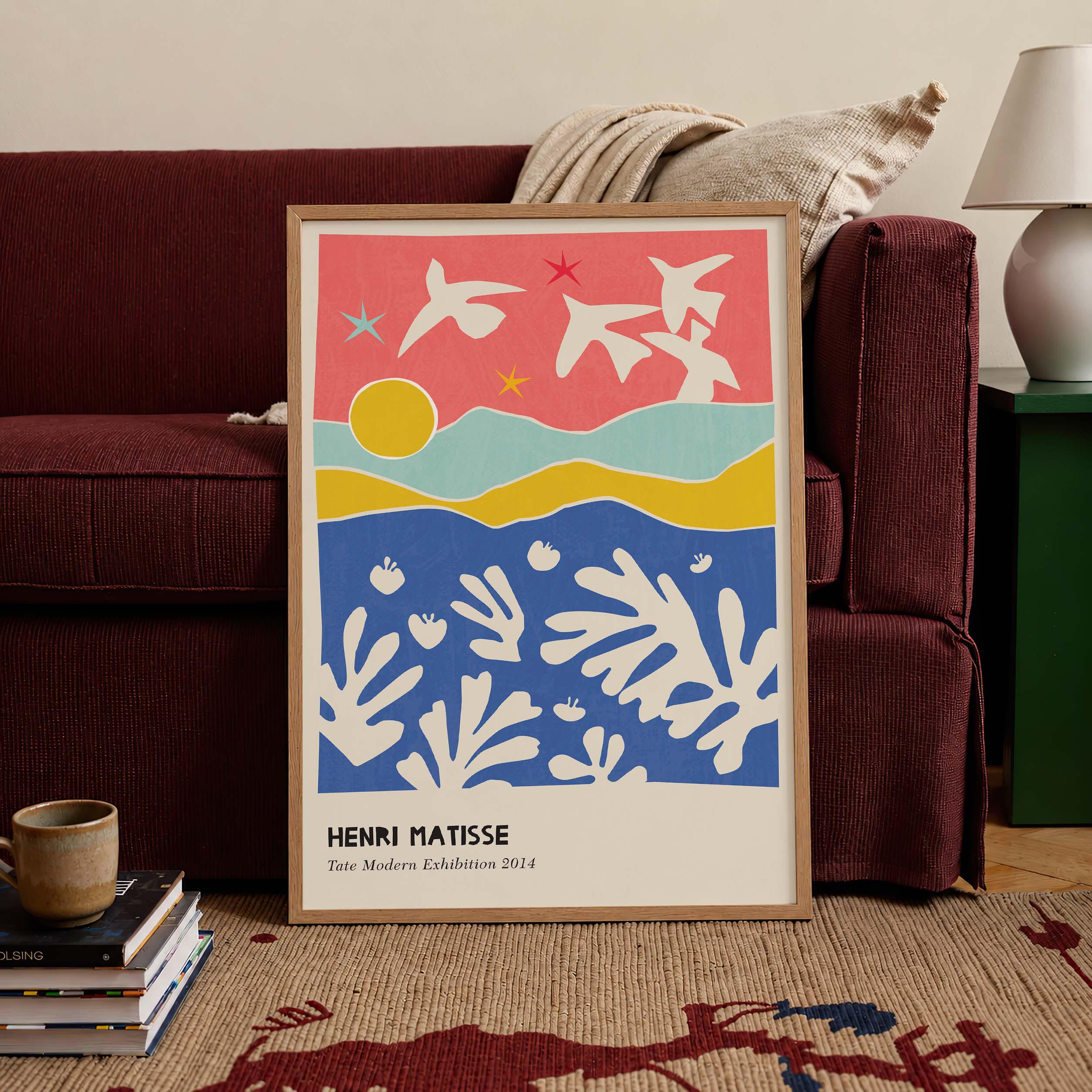Matisse Cutout Print | Henri Matisse Exhibition Poster (digital