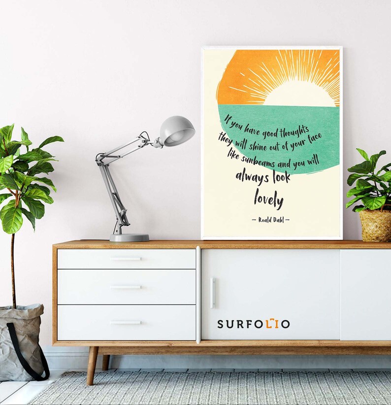 Roald Dahl Print Roald Dahl Quote Inspiration Quote Motivate - Etsy