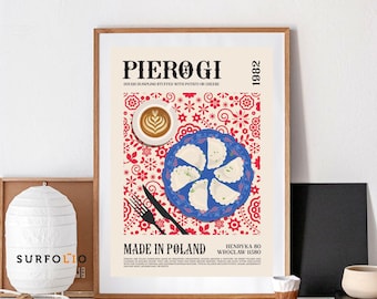 Pierogi Art Print, Pierogi Poster, Pierogi Dumpling, Poland Dumpling, Dumpling Art Print, Dumpling Poster, Potato And Cheese, Food Print