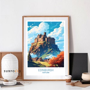Edinburgh Travel Edinburgh Cityscape Edinburgh Print Edinburgh Wall art  Edinburgh Gift  Edinburgh Art Edinburgh Poster Scotland Poster