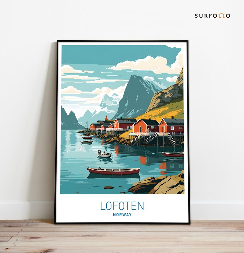 Curated visual reference: Lofoten Island Home Decor Reference: Lofoten Islands Lofoten Norway Travel Print Lofoten Lofoten Home Décor