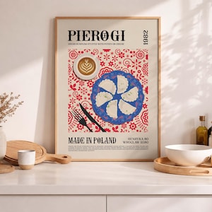Pierogi Art Print, Pierogi Poster, Pierogi Dumpling, Poland Dumpling, Dumpling Art Print, Dumpling Poster, Potato And Cheese, Food Print